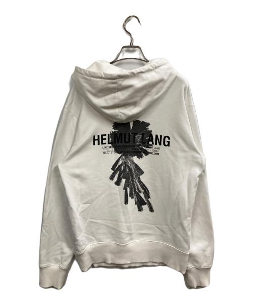 HELMUT LANG（ヘルムートラング）HELMUT LANG (ヘルムートラング) Limited Edition Sweatshirt Hoodie ホワイト サイズ:Mの古着・服飾アイテム