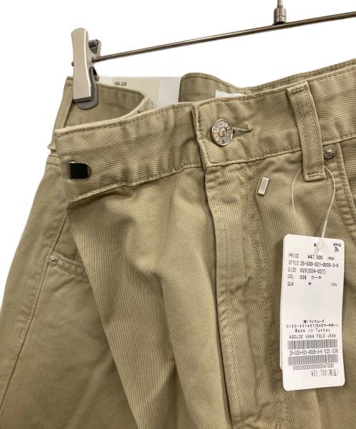 AGOLDE（エーゴールドイー）agolde (エーゴールドイー) VANA FOLD デニム ベージュ サイズ:25 未使用品の古着・服飾アイテム