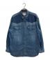 Maison Margiela（メゾンマルジェラ）の古着「BICOLOR DENIM SHIRT」｜インディゴ