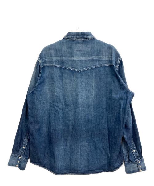 VISVIM（ビズビム）VISVIM (ビズビム) SOCIAL SCULPTURE SHIRT DMGD インディゴ サイズ:5の古着・服飾アイテム