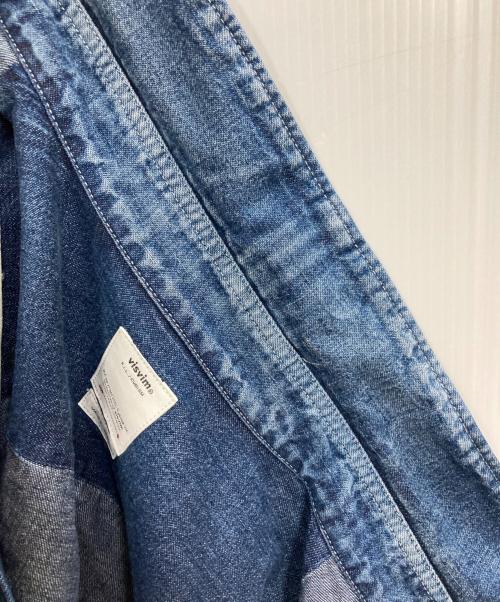 VISVIM（ビズビム）VISVIM (ビズビム) SOCIAL SCULPTURE SHIRT DMGD インディゴ サイズ:5の古着・服飾アイテム