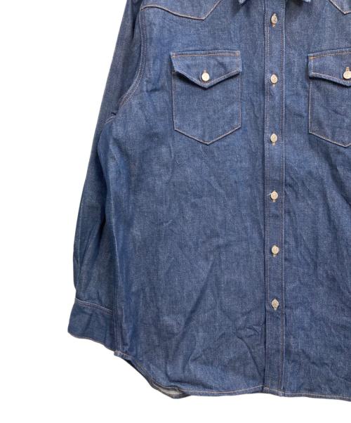 Acne studios（アクネ ストゥディオズ）ACNE STUDIOS (アクネ ストゥディオズ) デニムウエスタンシャツ インディゴ サイズ:52の古着・服飾アイテム