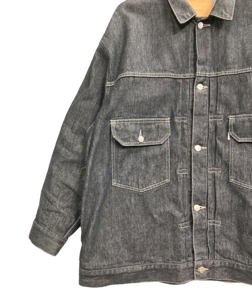 Graphpaper（グラフペーパー）Graphpaper (グラフペーパー) Colorfast Denim Jacket ブラック サイズ:2の古着・服飾アイテム