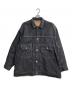 Graphpaper（グラフペーパー）の古着「Colorfast Denim Jacket」｜ブラック