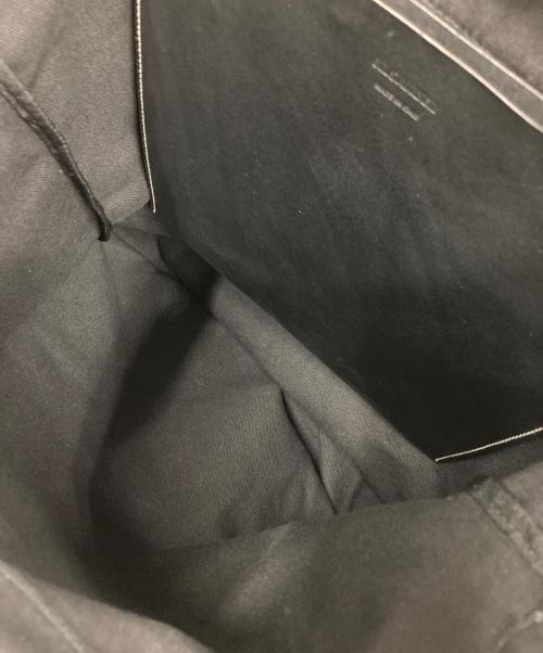 JIL SANDER（ジルサンダー）JIL SANDER (ジルサンダー) POCKET FLAT SHOPPER LARGE BAG ブラックの古着・服飾アイテム