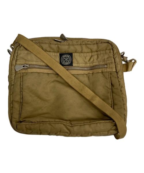 Porter Classic（ポータークラシック）Porter Classic (ポータークラシック) SUPER NYLON シンプルショルダーバッグ ゴールドカラーの古着・服飾アイテム
