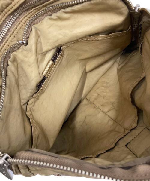 Porter Classic（ポータークラシック）Porter Classic (ポータークラシック) SUPER NYLON シンプルショルダーバッグ ゴールドカラーの古着・服飾アイテム