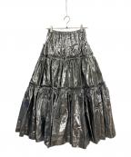 HERPRAHAハープラハ）の古着「gathered skirt」｜シルバー