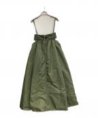 MAISON SPECIALメゾンスペシャル）の古着「2way Puffer Flare Skirt」｜カーキ
