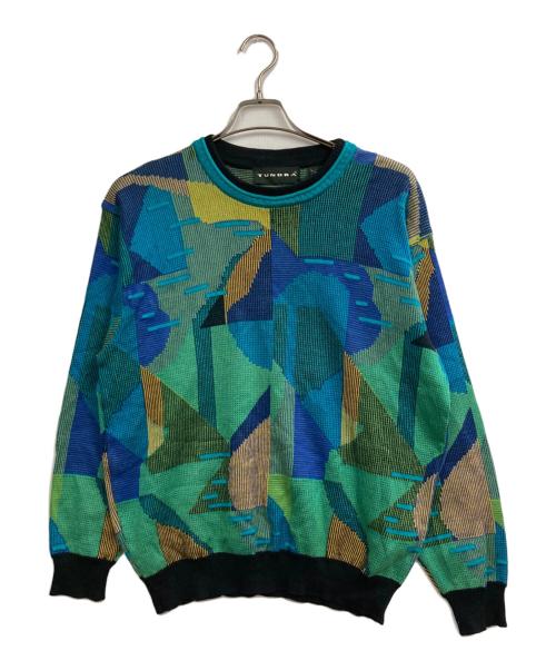 TUNDRA（ツンドラ）TUNDRA (ツンドラ) デザインニット マルチカラー サイズ:Lの古着・服飾アイテム