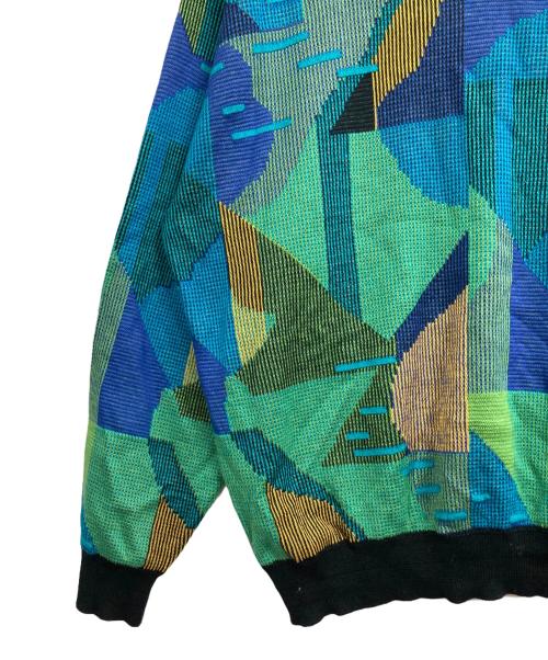 TUNDRA（ツンドラ）TUNDRA (ツンドラ) デザインニット マルチカラー サイズ:Lの古着・服飾アイテム
