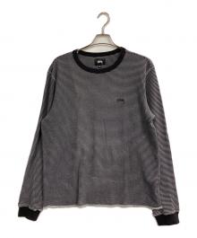 stussy（ステューシー）の古着「長袖サーマルカットソー」｜ブラック