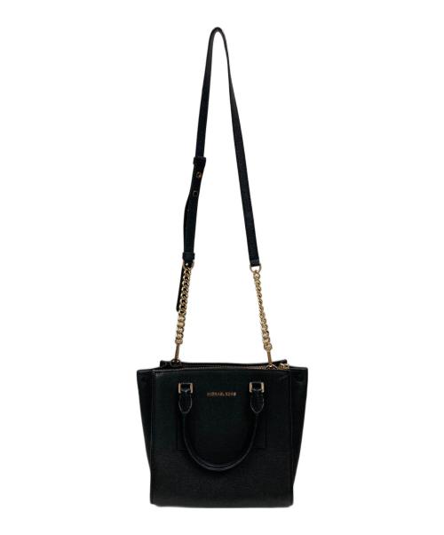 MICHAEL KORS（マイケルコース）MICHAEL KORS (マイケルコース) 2WAYバッグ ブラックの古着・服飾アイテム