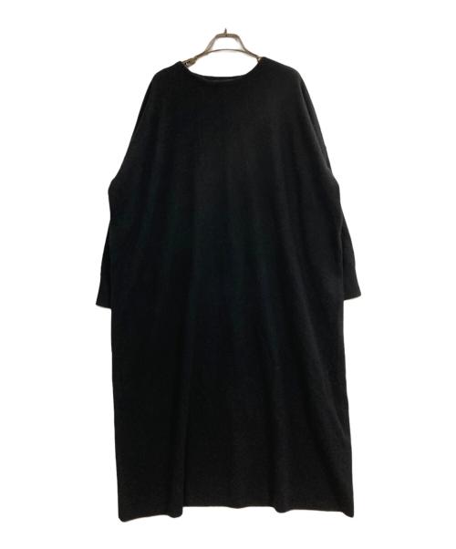 23区（ニジュウサンク）23区 (ニジュウサンク) ニットワンピース ブラック サイズ:38の古着・服飾アイテム