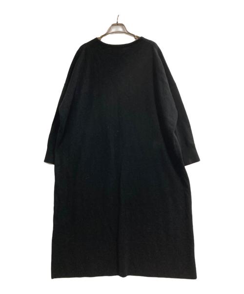 23区（ニジュウサンク）23区 (ニジュウサンク) ニットワンピース ブラック サイズ:38の古着・服飾アイテム