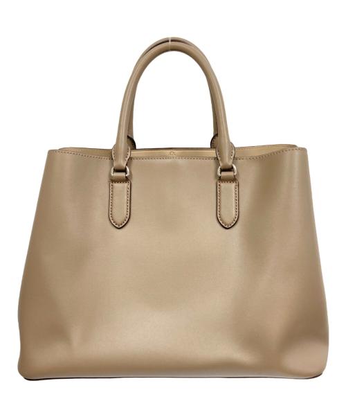 LAUREN RALPH LAUREN（ローレン ラルフ ローレン）LAUREN RALPH LAUREN (ローレン ラルフ ローレン) ドライデンマーシートートバッグ2WAY ベージュの古着・服飾アイテム