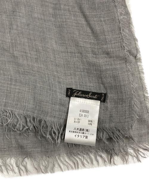 FALIERO SARTI（ファリエロサルティ）Faliero Sarti (ファリエロサルティ) カシミヤレーヨンストール グレーの古着・服飾アイテム
