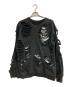 JUN/NAKAYAMA（ジュン ナカヤマ）の古着「DISTRESSED CREWNECK」｜ブラック
