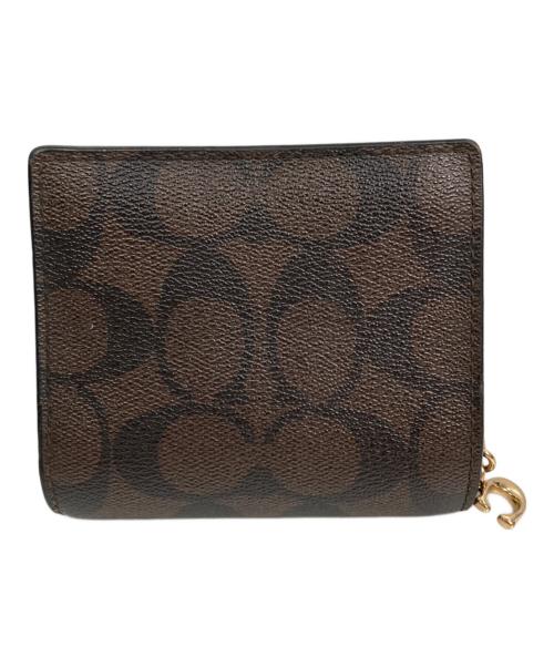 COACH（コーチ）COACH (コーチ) 2つ折り財布 ブラウンの古着・服飾アイテム