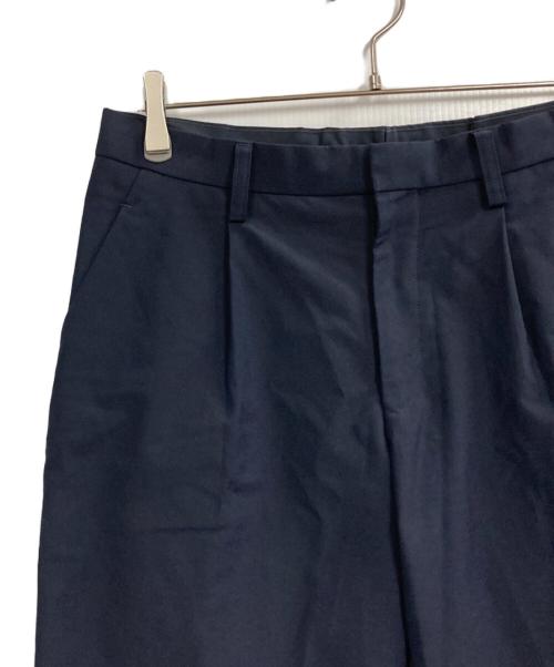 KOLOR（カラー）KOLOR (カラー) T/W ハードポプリンタックパンツ ネイビー サイズ:2の古着・服飾アイテム