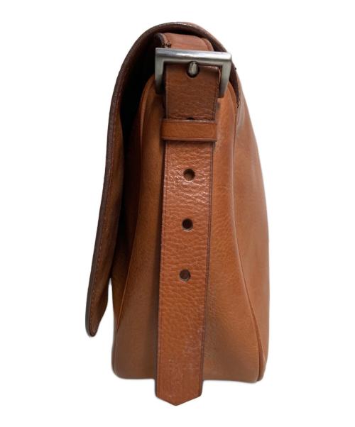 PRADA（プラダ）PRADA (プラダ) Lether Crossbody Bag ブラウンの古着・服飾アイテム