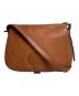 PRADA（プラダ）の古着「Lether Crossbody Bag」｜ブラウン