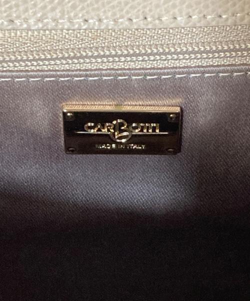 CARBOTTI（カルボッティ）CARBOTTI (カルボッティ) 2WAYバッグ ベージュの古着・服飾アイテム