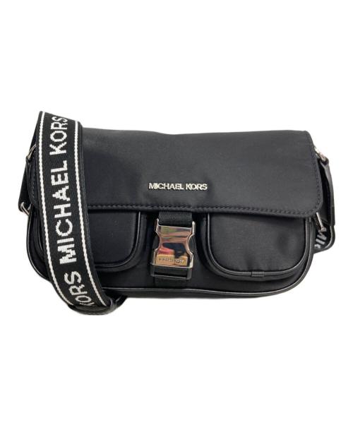 MICHAEL KORS（マイケルコース）MICHAEL KORS (マイケルコース) メッセンジャーバッグ ブラックの古着・服飾アイテム