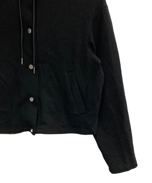 theory（セオリー）theory (セオリー) ジャージーフードジャケット ブラック サイズ:Pの古着・服飾アイテム