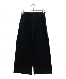 theory（セオリー）の古着「ジャージーピンタックトラックパンツ」｜ブラック