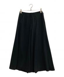 theory（セオリー）の古着「SATIN CRAPE/WIDE A LEG PNT」｜ブラック