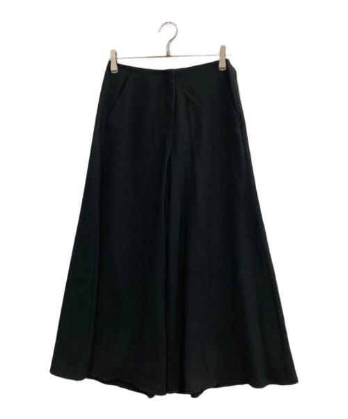 theory（セオリー）theory (セオリー) SATIN CRAPE/WIDE A LEG PNT ブラックの古着・服飾アイテム