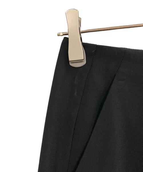 theory（セオリー）theory (セオリー) SATIN CRAPE/WIDE A LEG PNT ブラックの古着・服飾アイテム