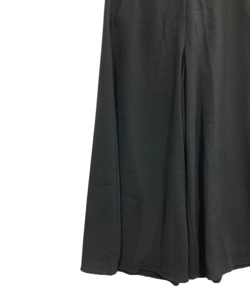 theory（セオリー）theory (セオリー) SATIN CRAPE/WIDE A LEG PNT ブラックの古着・服飾アイテム