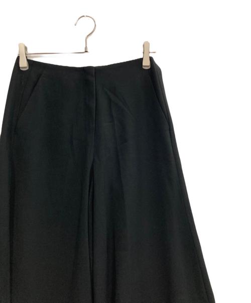 theory（セオリー）theory (セオリー) SATIN CRAPE/WIDE A LEG PNT ブラックの古着・服飾アイテム