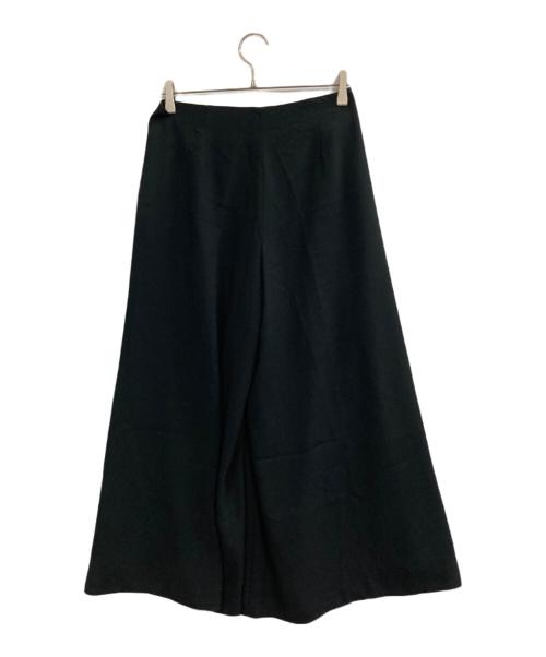 theory（セオリー）theory (セオリー) SATIN CRAPE/WIDE A LEG PNT ブラックの古着・服飾アイテム