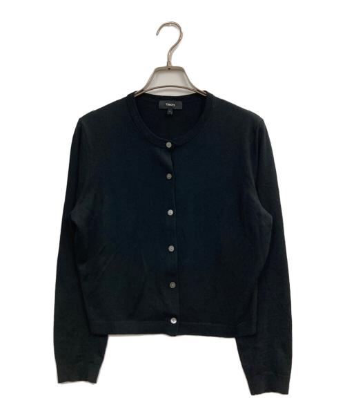 theory（セオリー）theory (セオリー) ウールクロップドカーディガン ブラック サイズ:Sの古着・服飾アイテム