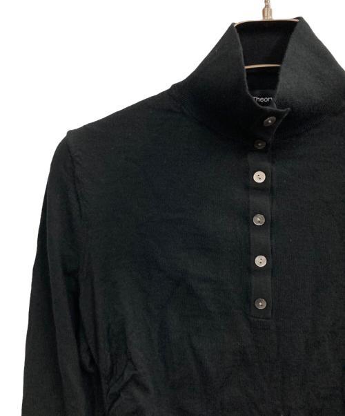 theory（セオリー）theory (セオリー) ウールヘンリーネックセーター ブラック サイズ:Sの古着・服飾アイテム