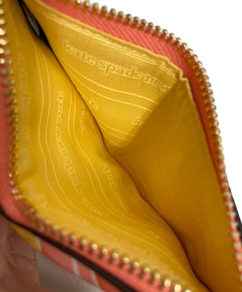 Kate Spade（ケイトスペード）Kate Spade (ケイトスペード) スナックタイム パテントキーフォブコインケース ピンクの古着・服飾アイテム