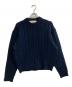 NKNIT（ンニット）の古着「big cable KNIT」｜ネイビー