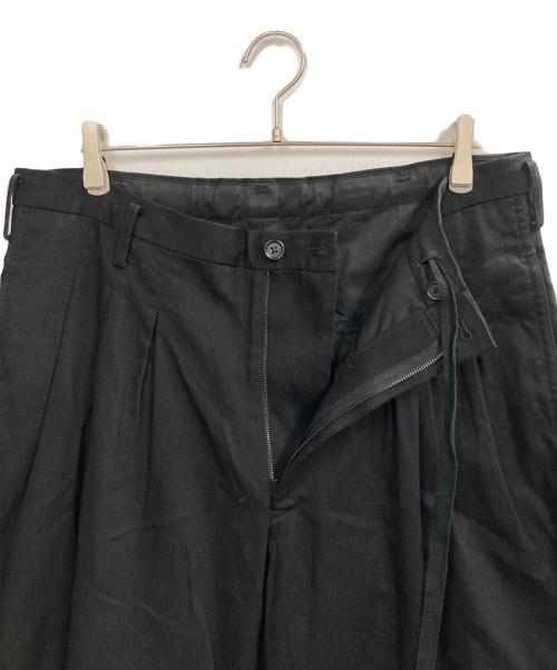 Y's for men（ワイズフォーメン）Y's for men (ワイズフォーメン) KATSURAGI 12-TUCKS PANTS ブラック サイズ:1の古着・服飾アイテム