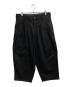Y's for men（ワイズフォーメン）の古着「KATSURAGI 12-TUCKS PANTS」｜ブラック