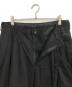 中古・古着 Y's for men (ワイズフォーメン) KATSURAGI 12-TUCKS PANTS ブラック サイズ:1：23000円