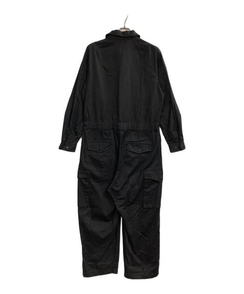 s'yte（サイト）s'yte (サイト) COTTON TWILL 6-POCKET ZIP-UP JUMPSUIT ブラック サイズ:2の古着・服飾アイテム