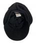 中古・古着 s'yte (サイト) ACRYLIC FLAX KNIT CASQUETTE ブラック：6000円