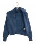 中古・古着 YLEVE (イレーヴ) WOOL KNIT FULL ZIP PULL OVER ブルー サイズ:1：12000円