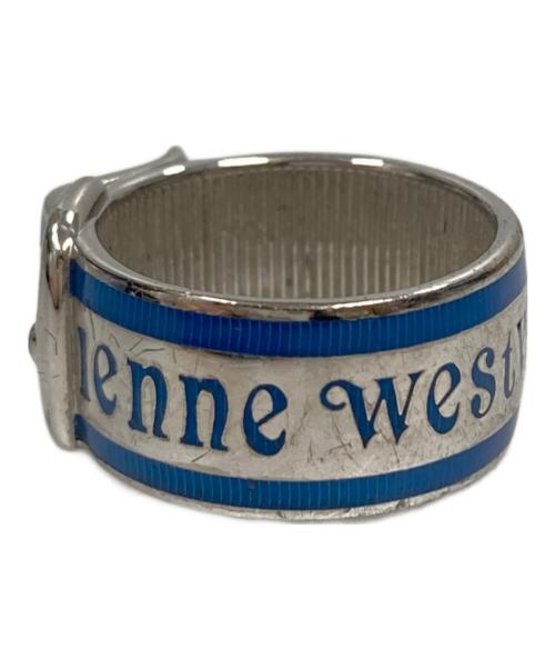 Vivienne Westwood（ヴィヴィアンウエストウッド）Vivienne Westwood (ヴィヴィアンウエストウッド) エナメルベルトリング ブルー サイズ:-の古着・服飾アイテム