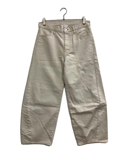 417 by EDIFICE（417 バイ エディフィス）417 by EDIFICE (417 バイ エディフィス) LE JAPON ATELIER (ル ジャポン アトリエ) OKAYAMA DENIM 別注TYPE.2 カーブレッグパンツ アイボリー サイズ:Mの古着・服飾アイテム