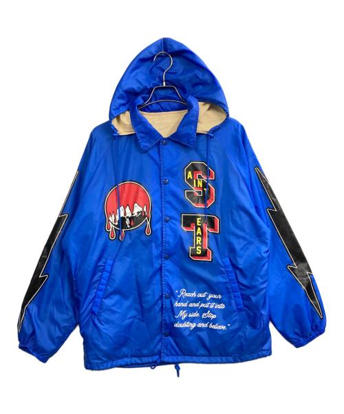 Denim Tears（デニムティアーズ）Denim Tears (デニムティアーズ) SAINT MICHAEL (セントマイケル) DT COACH JKT ブルー サイズ:Mの古着・服飾アイテム