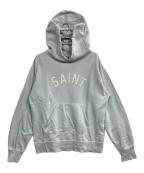SAINT MICHAELセントマイケル）の古着「Hoodie Felt」｜スカイブルー